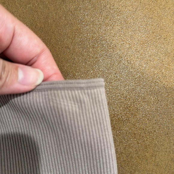 SET ACTIVE One Shoulder Ribbed Sports Bra XS Amethyst Mauve - Picture 5 of 5